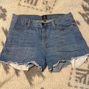 just black denim shorts small